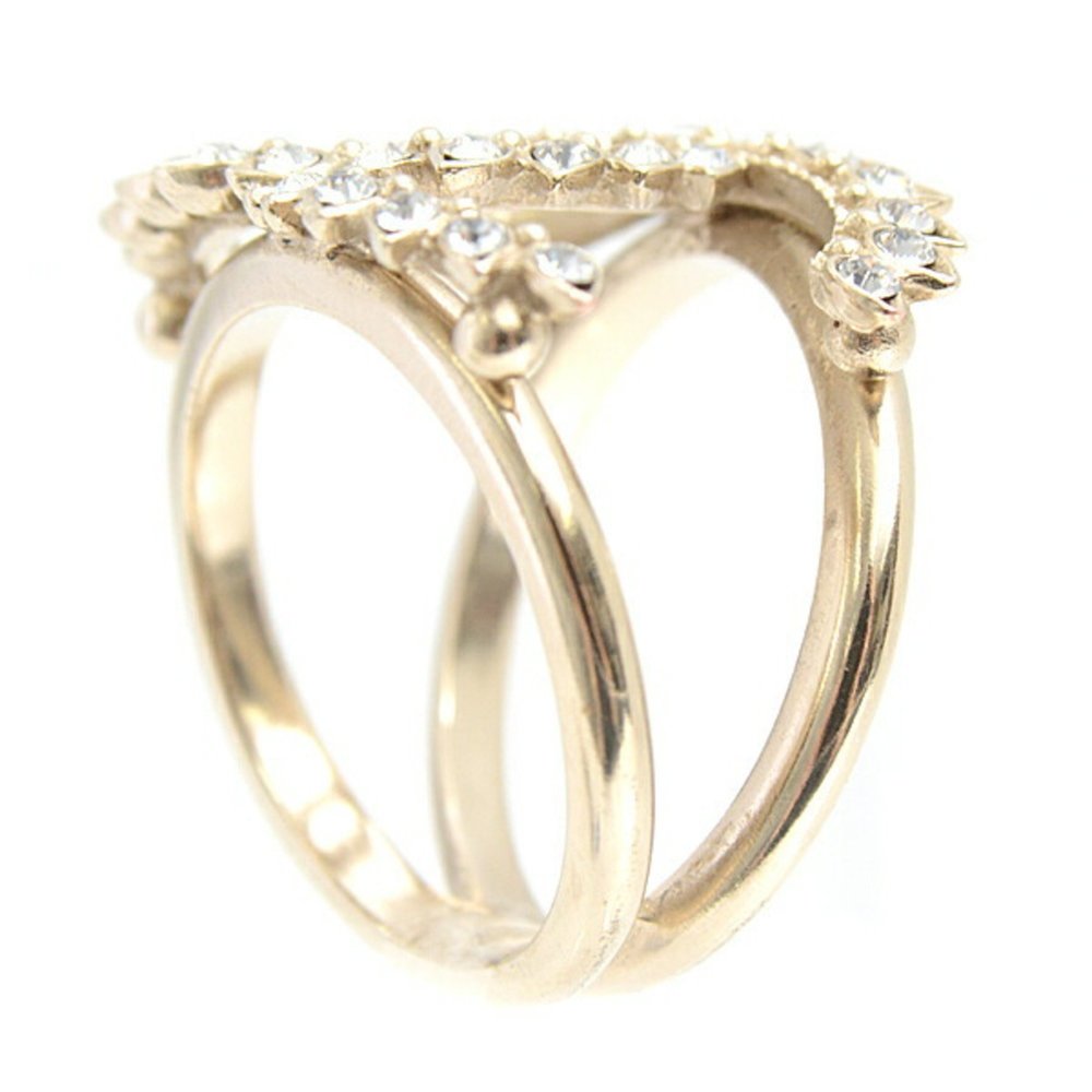 CHANEL Gold Logo Ring - Picture 3 of 10